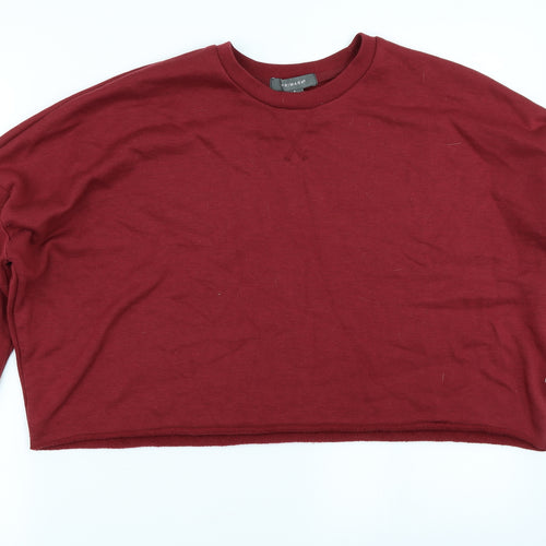 Primark Womens Red   Pullover Sweatshirt Size S  - Cropped