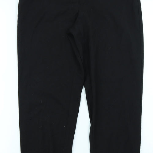 NEXT Womens Black   Trousers  Size 8 L25 in