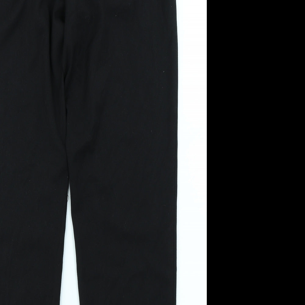 NEXT Womens Black   Trousers  Size 8 L25 in