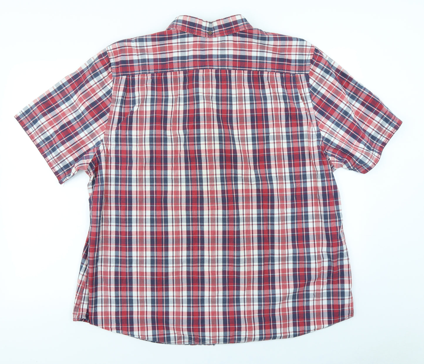 Red Herring Mens Red Plaid   Button-Up Size 2XL