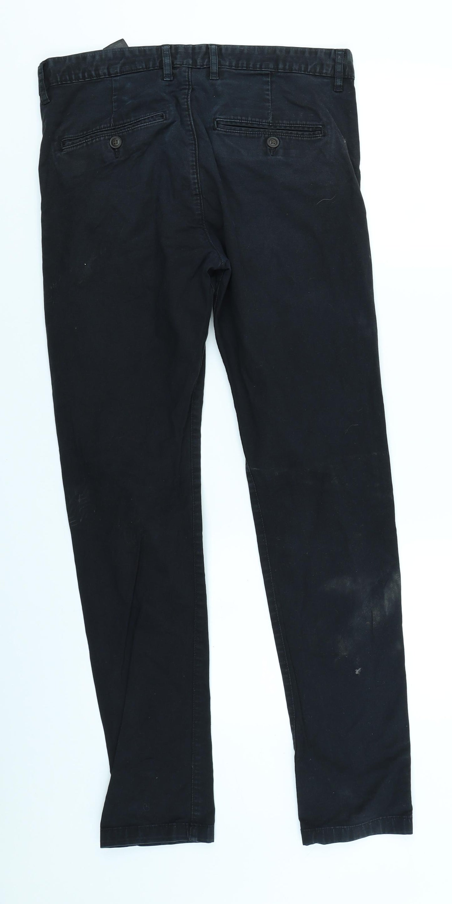 LOGG Mens Black   Cargo Trousers Size 32 in L29 in