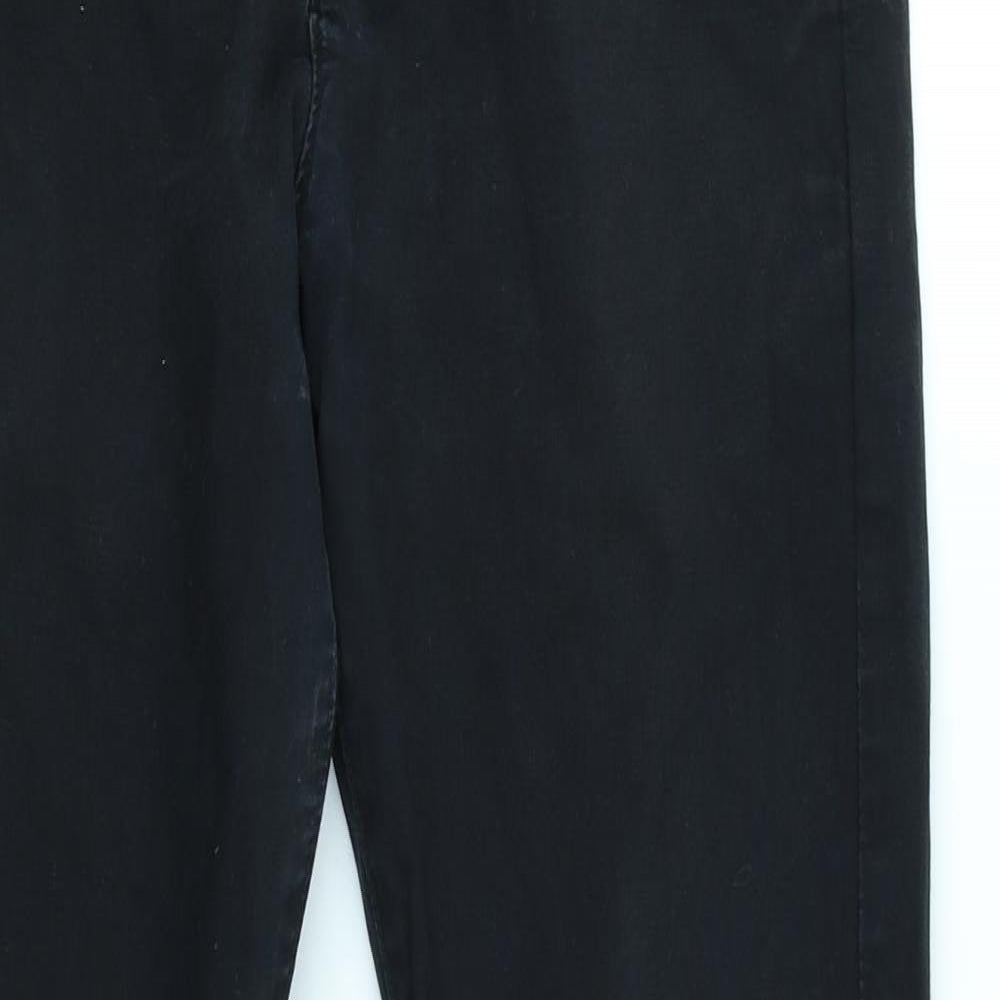 LOGG Mens Black   Cargo Trousers Size 32 in L29 in