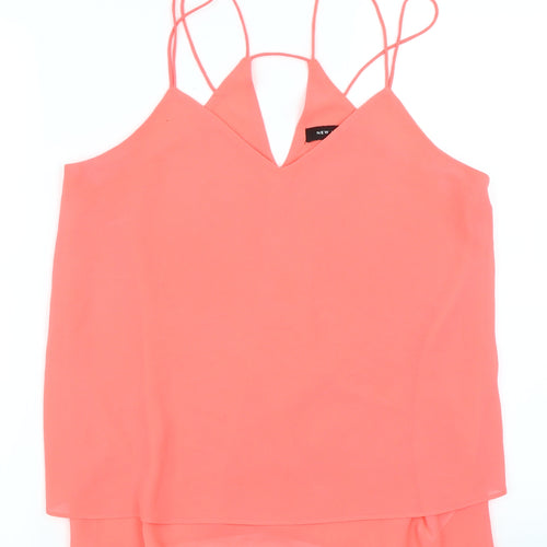 New Look Womens Pink   Camisole Blouse Size 12