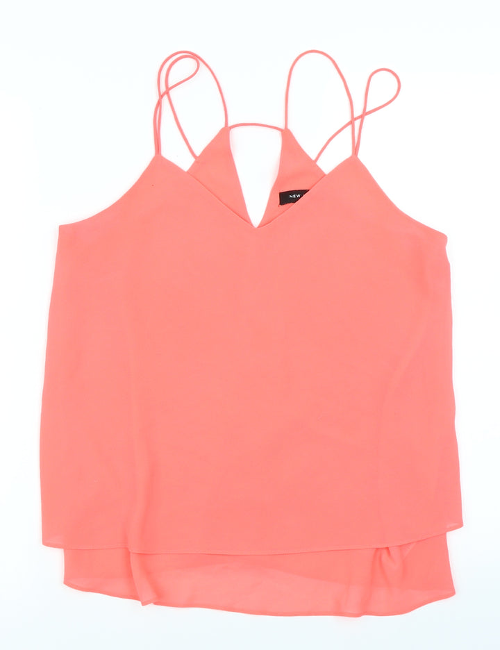 New Look Womens Pink   Camisole Blouse Size 12
