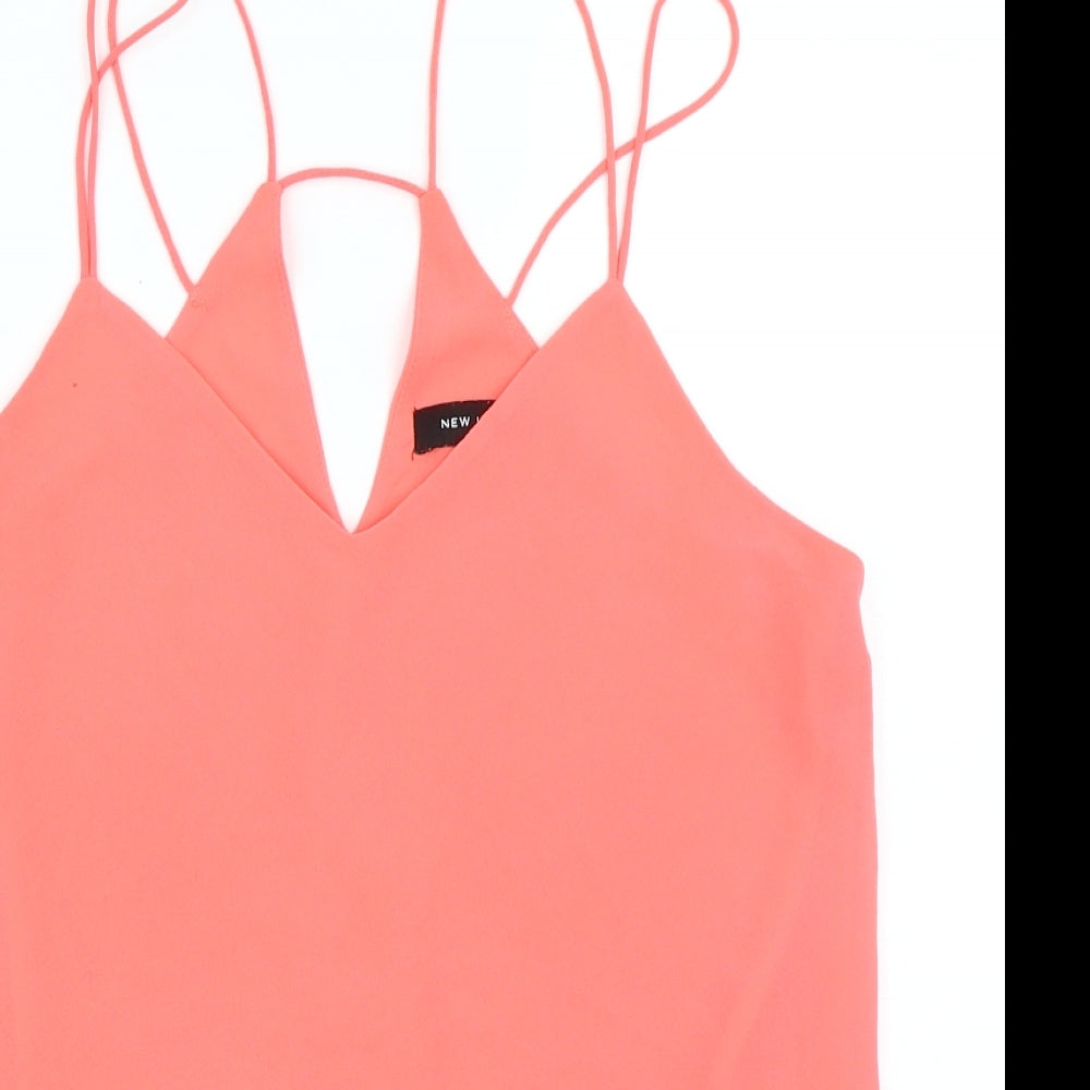 New Look Womens Pink   Camisole Blouse Size 12