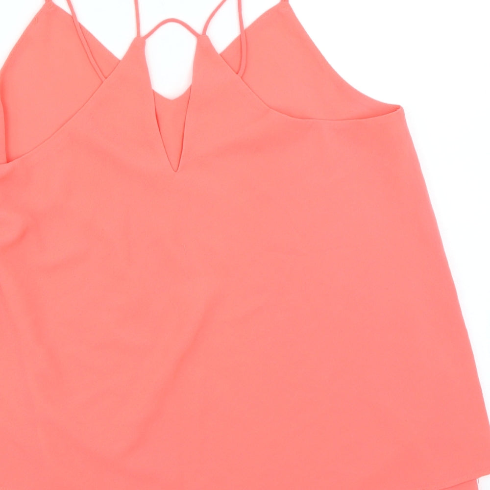 New Look Womens Pink   Camisole Blouse Size 12