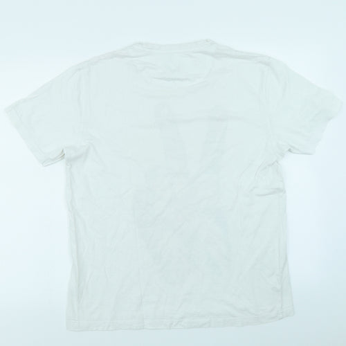 TU Mens White    T-Shirt Size M  - The Who
