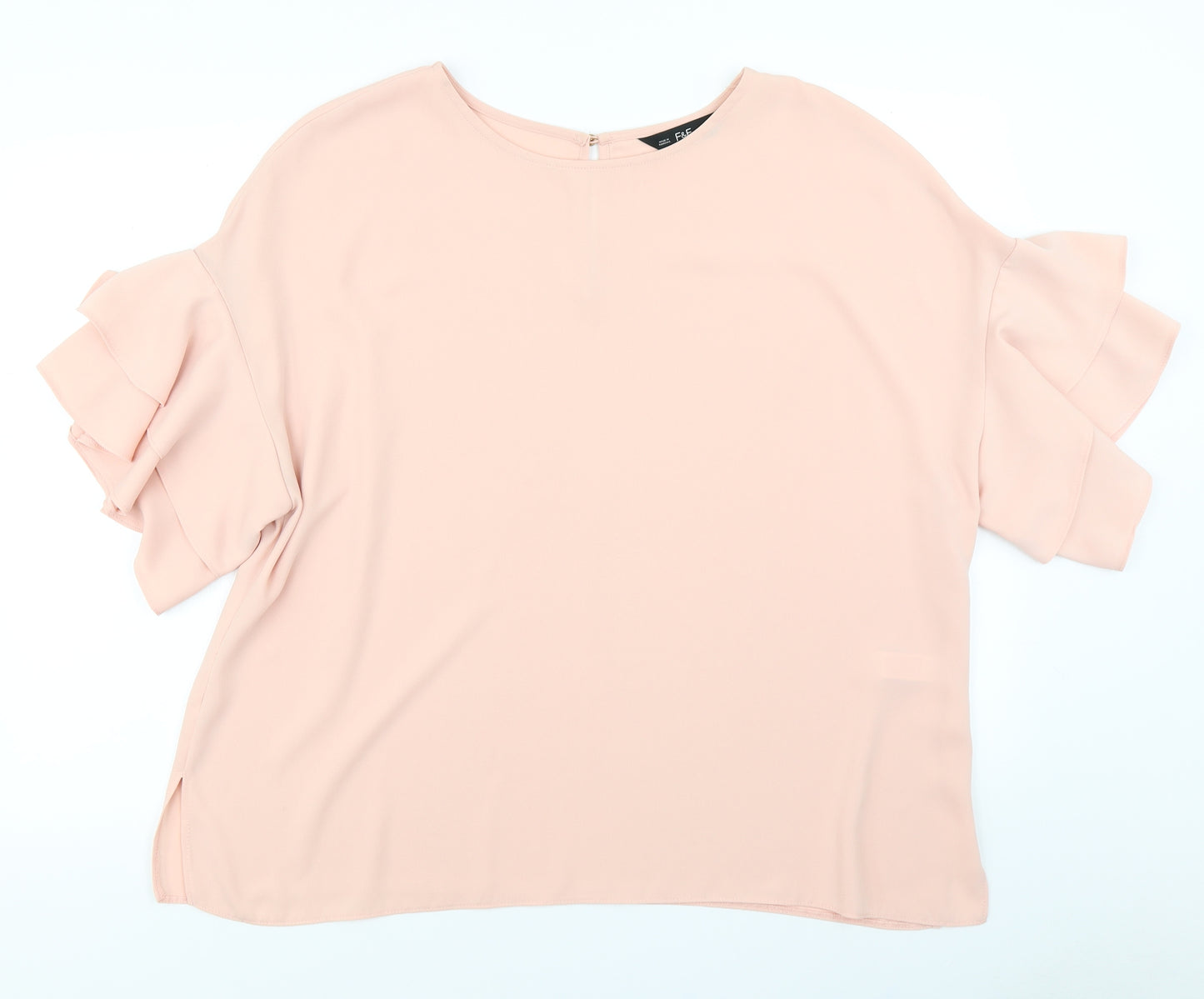 F&F Womens Pink   Basic Blouse Size 20