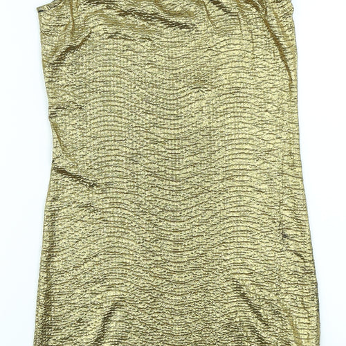 S&W Womens Gold   Bodycon  Size S