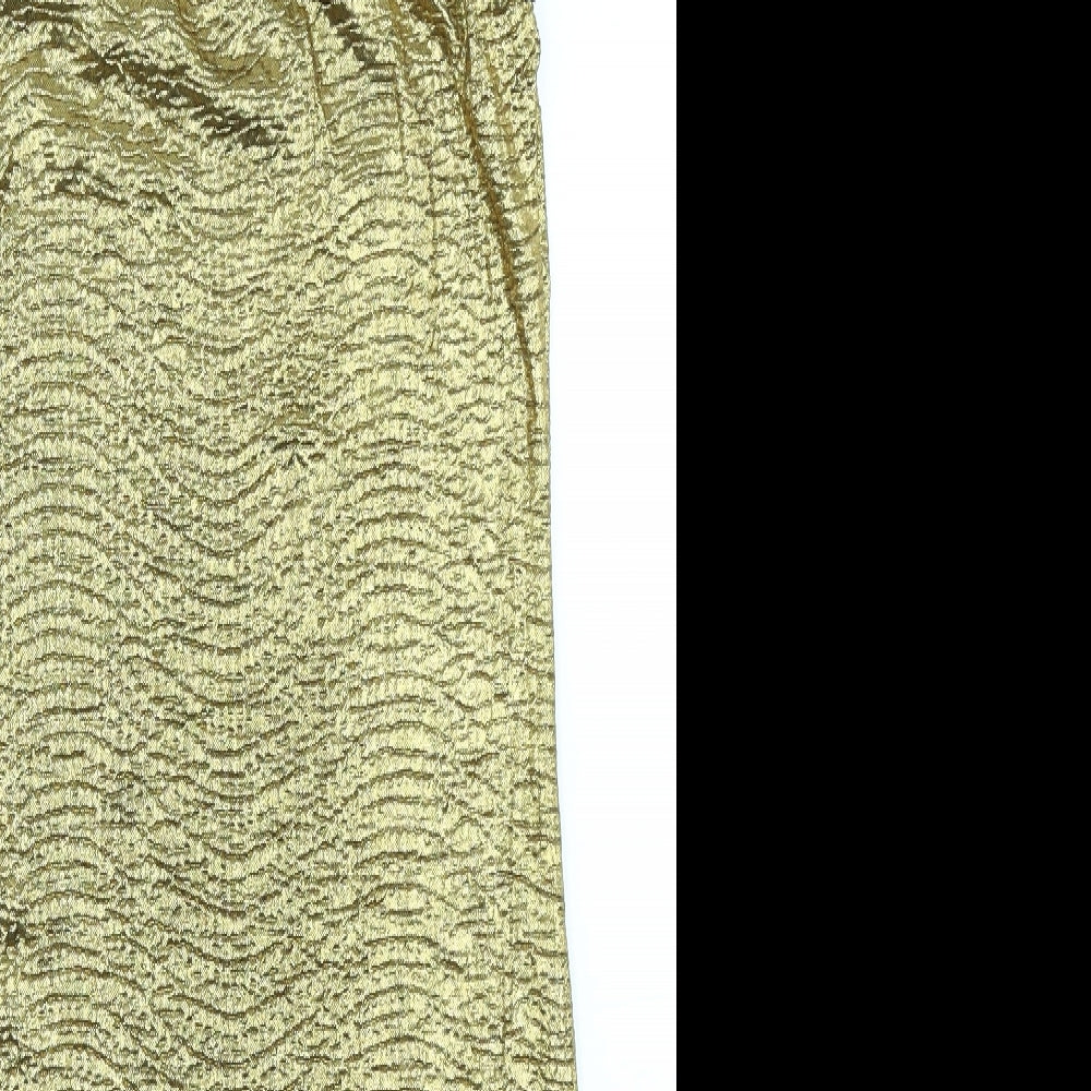 S&W Womens Gold   Bodycon  Size S