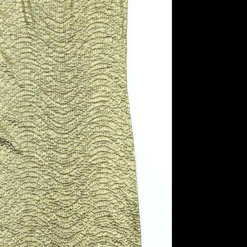 S&W Womens Gold   Bodycon  Size S