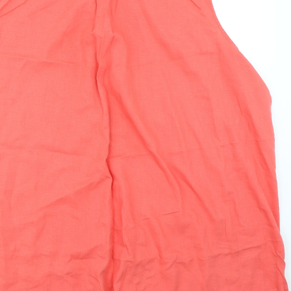 George Womens Orange   Basic Button-Up Size 24