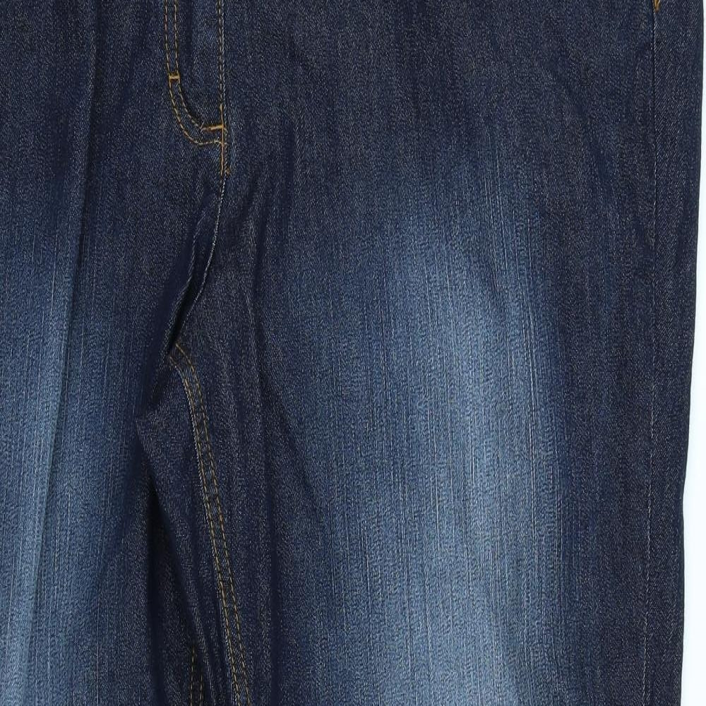 John Baner Womens Blue  Denim Straight Jeans Size 26 L30 in