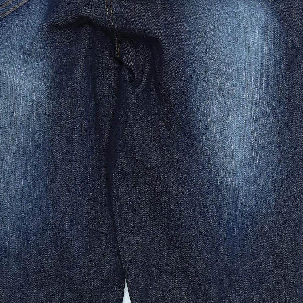 John Baner Womens Blue  Denim Straight Jeans Size 26 L30 in