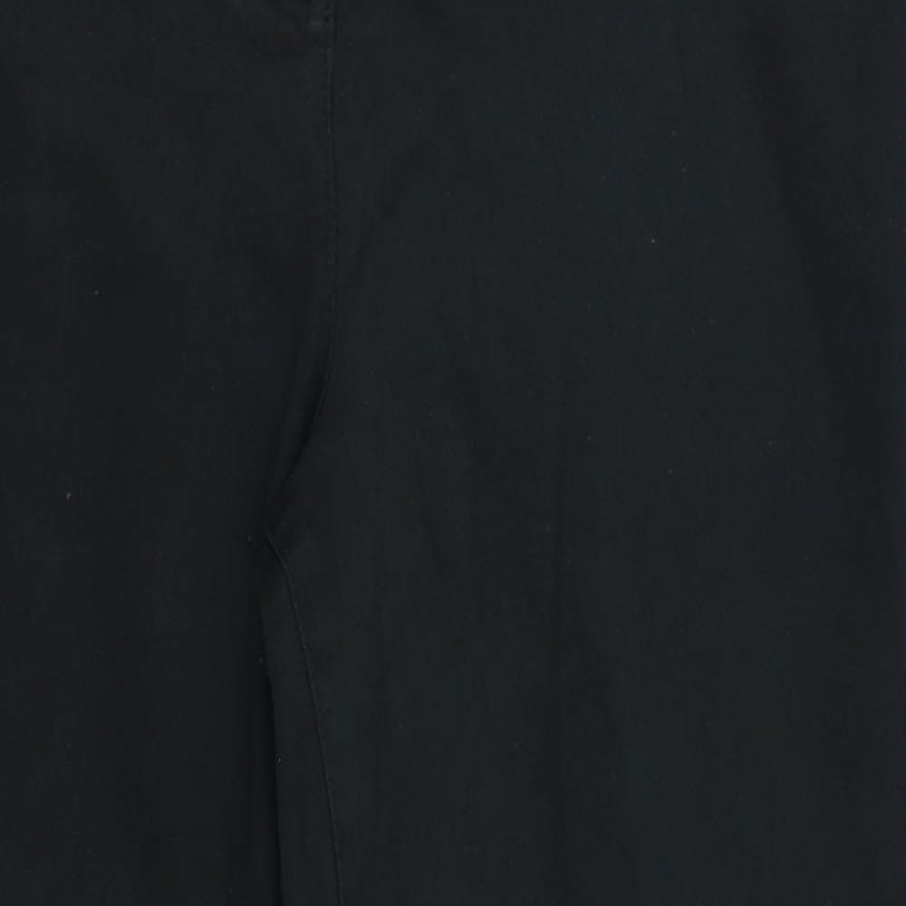 NEXT Womens Black  Denim Cropped Jeans Size 16 L24 in