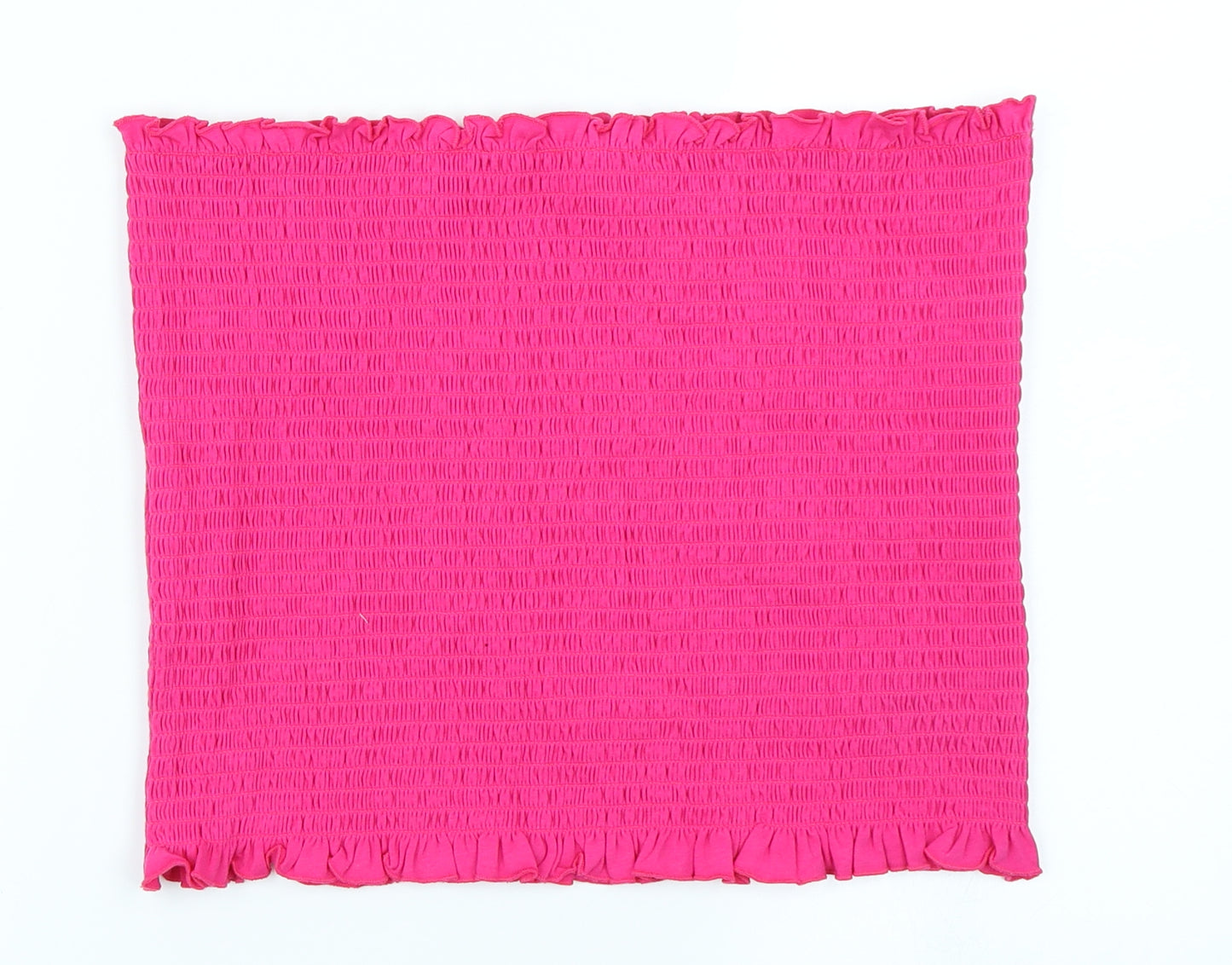 H&M Womens Pink   Cropped T-Shirt Size L  - bandeau