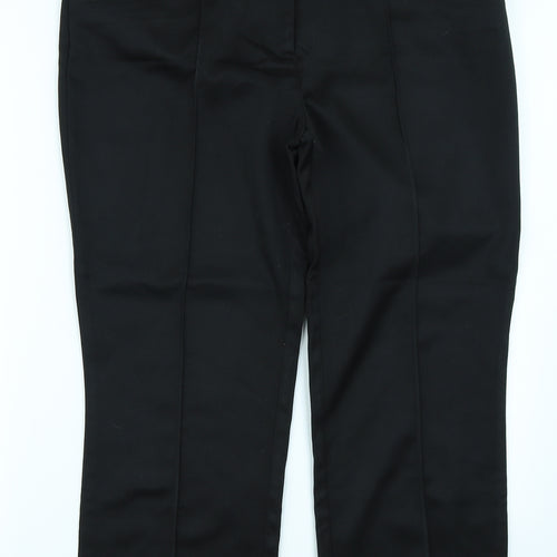 NEXT Womens Black   Trousers  Size 14 L28 in