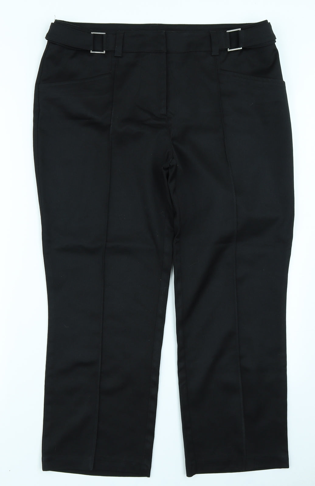 NEXT Womens Black   Trousers  Size 14 L28 in