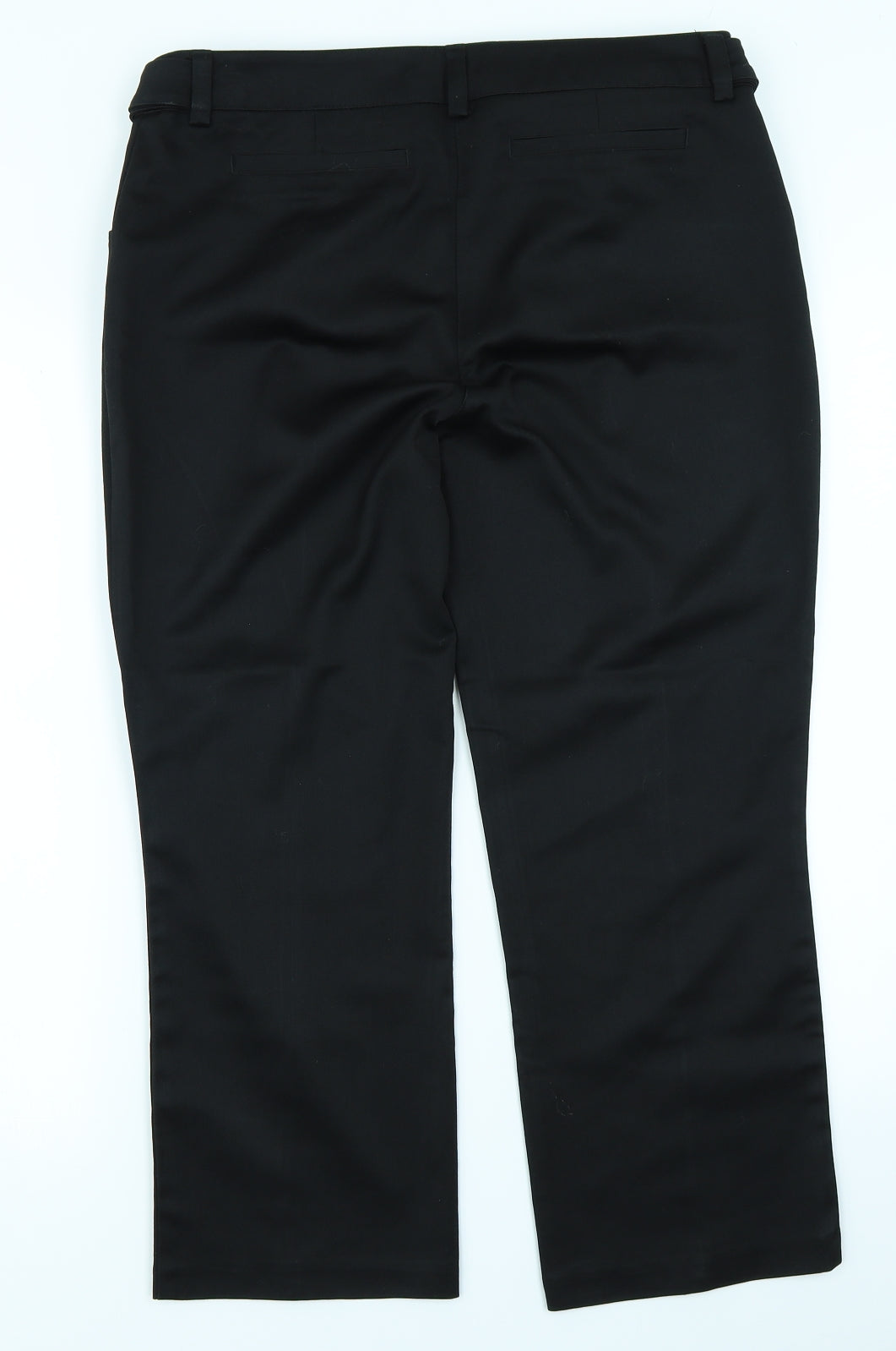 NEXT Womens Black   Trousers  Size 14 L28 in