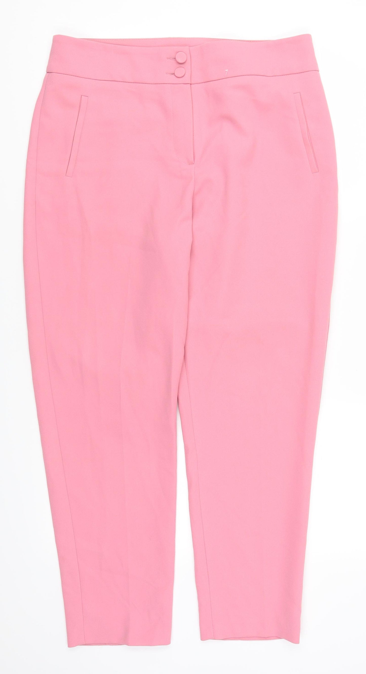 Primark Womens Pink   Trousers  Size 14 L26 in