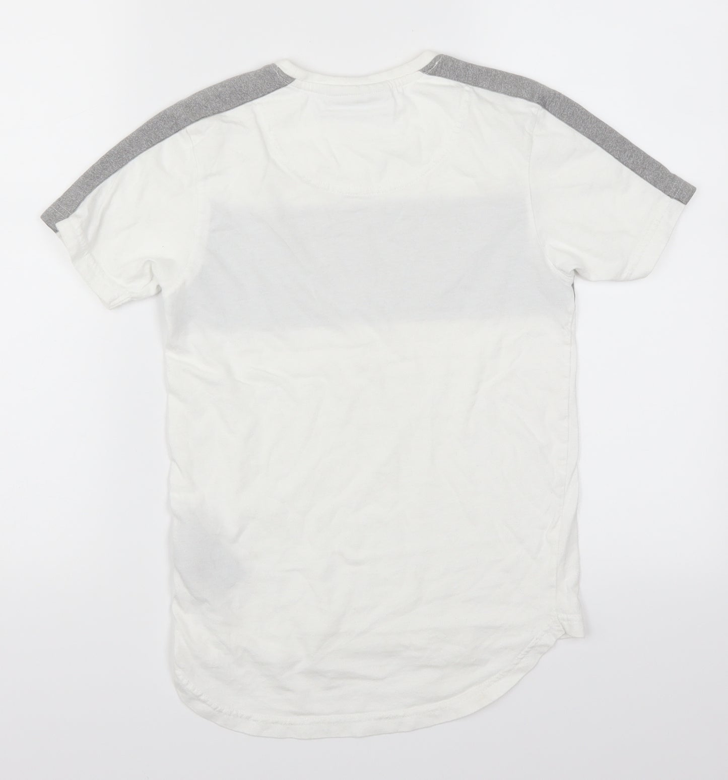 McKenzie Boys White   Basic T-Shirt Size 8-9 Years