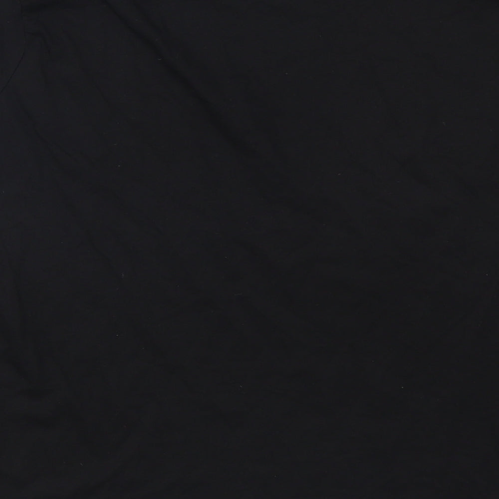 Zara Womens Black   Basic T-Shirt Size M  - Glam City Night