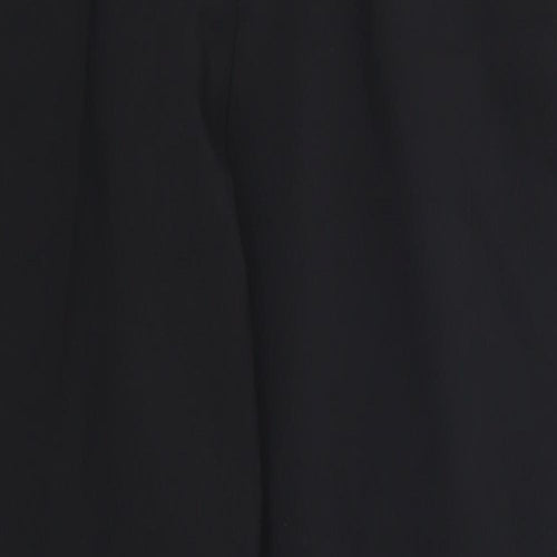 Primark Womens Black Striped  Trousers  Size 10 L27 in - White Side Stripes