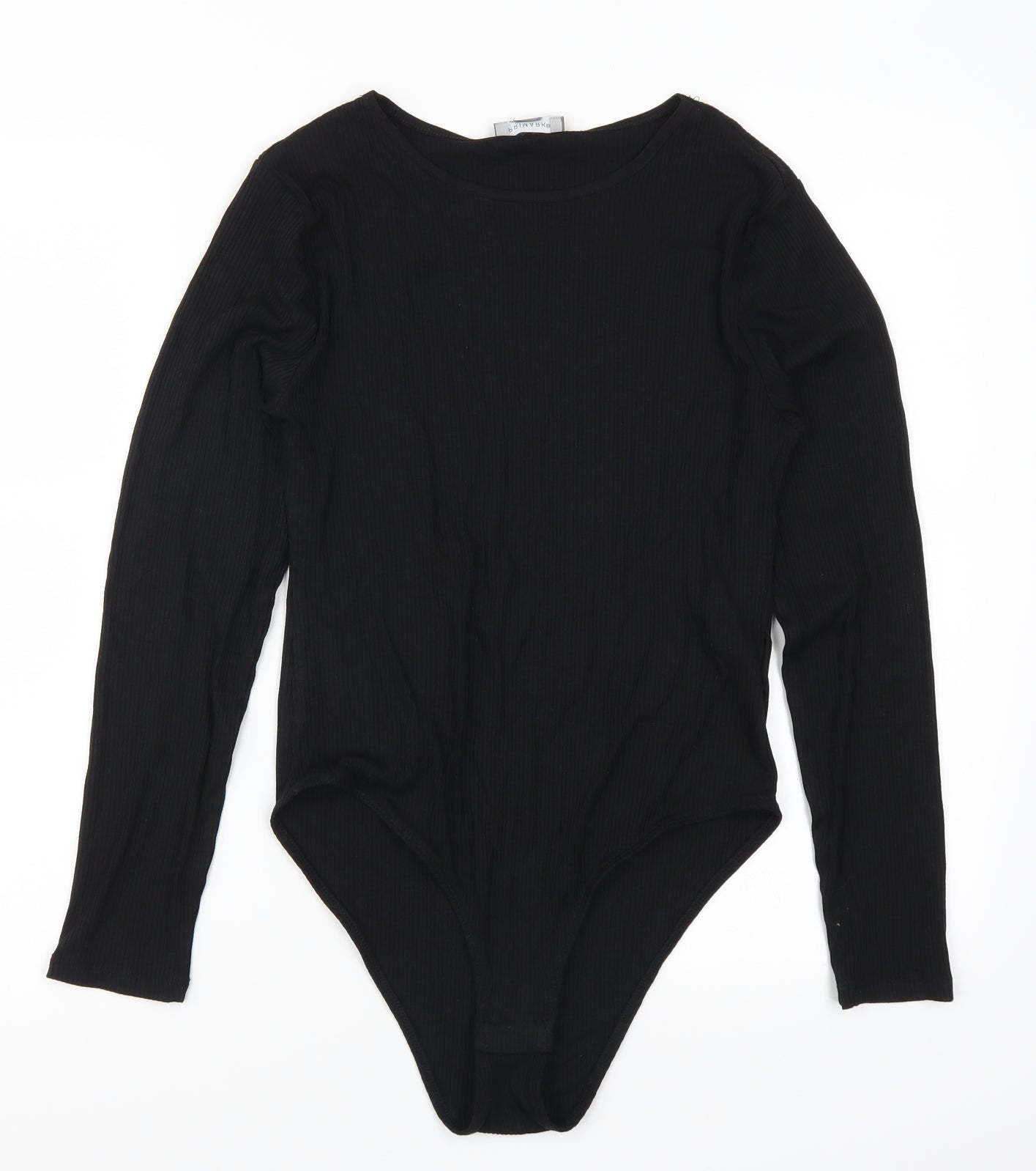 Primark Womens Black   Bodysuit One-Piece Size 14  - Open Back