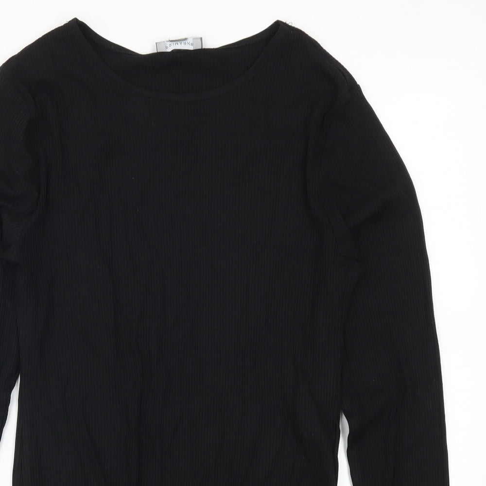 Primark Womens Black   Bodysuit One-Piece Size 14  - Open Back
