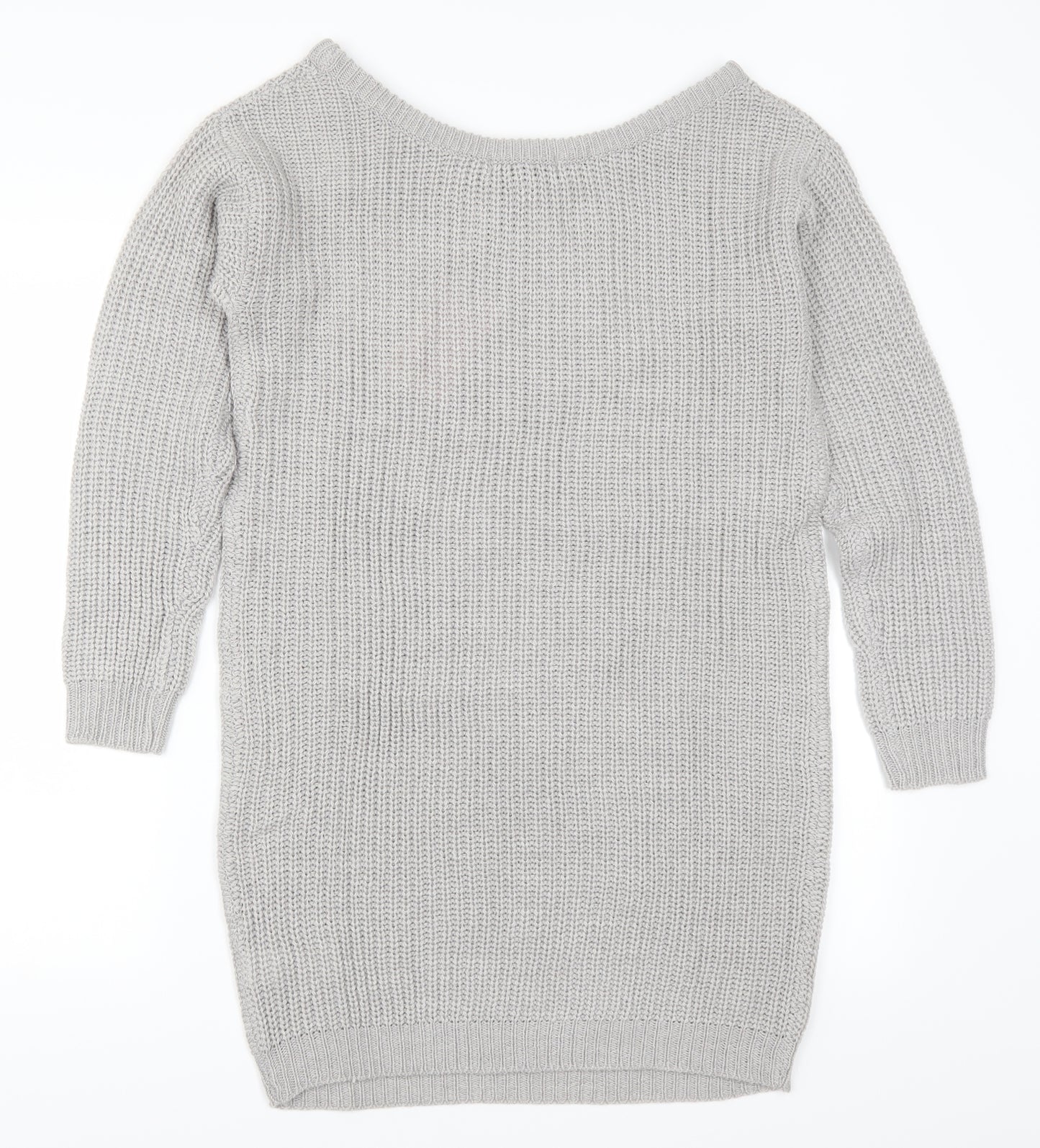 Missguided Womens Grey   Jumper Dress  Size S
