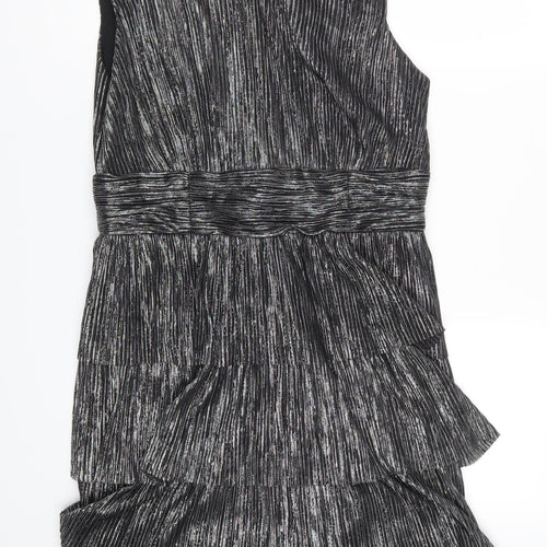 Connected Womens Silver   Tank Dress  Size 16