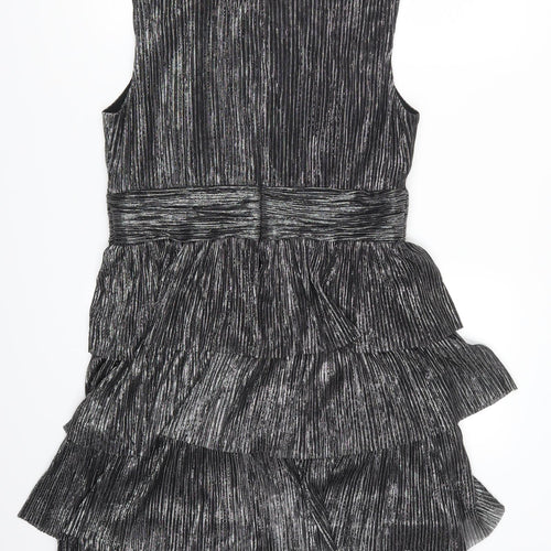 Connected Womens Silver   Tank Dress  Size 16