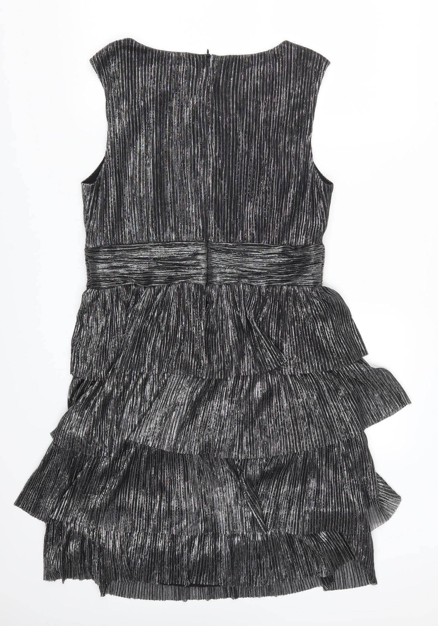Connected Womens Silver   Tank Dress  Size 16