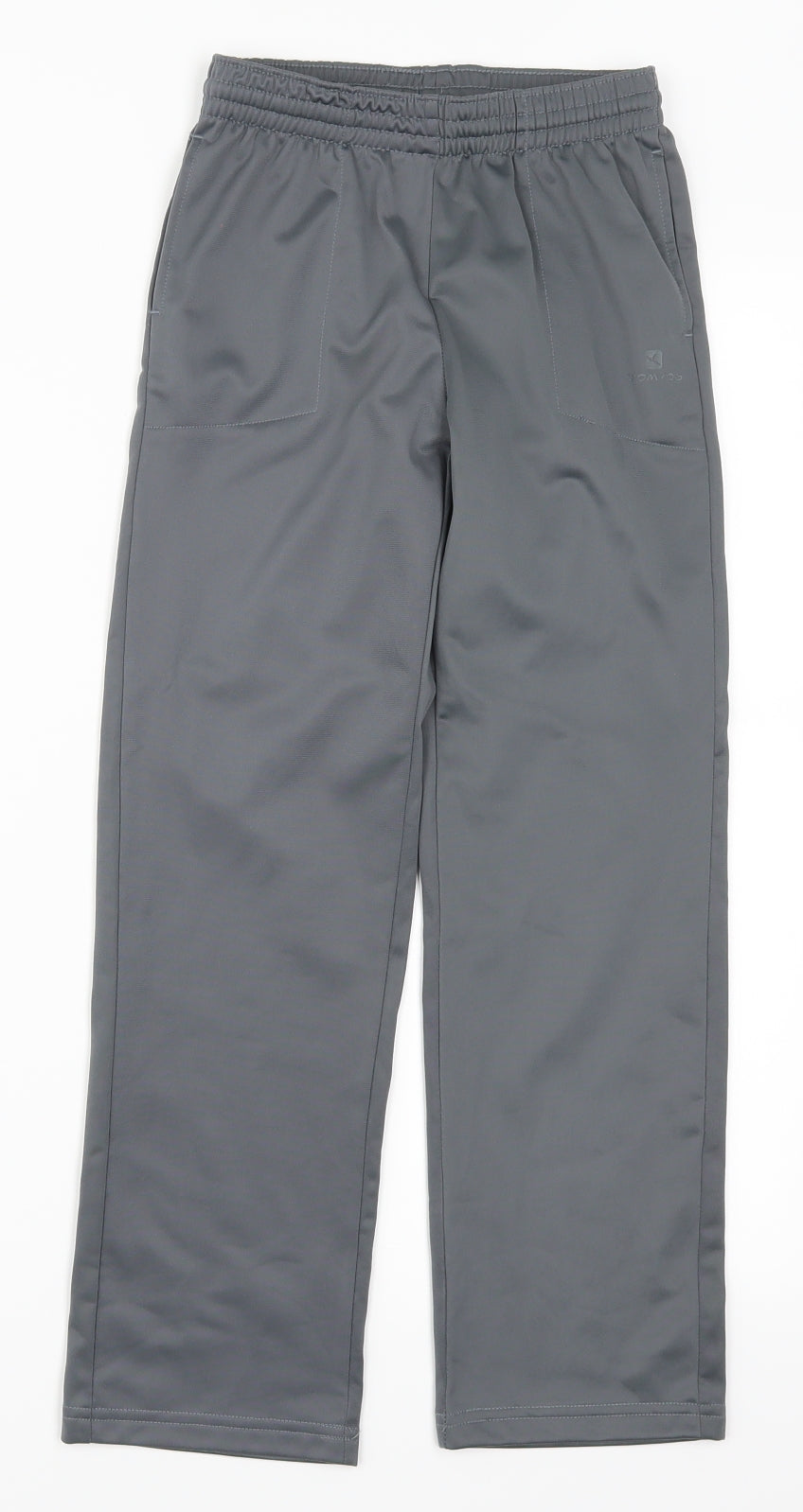DOMYOS Boys Grey   Sweatpants Trousers Size 7-8 Years