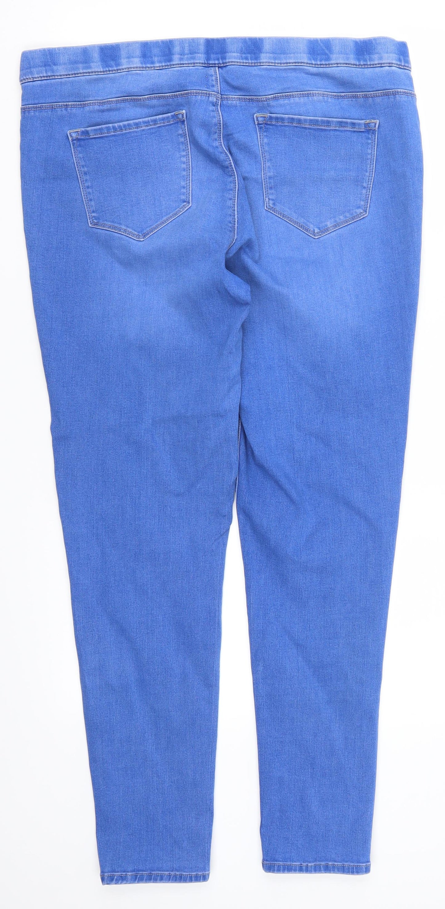 George Womens Blue  Denim Jegging Jeans Size 16 L29 in