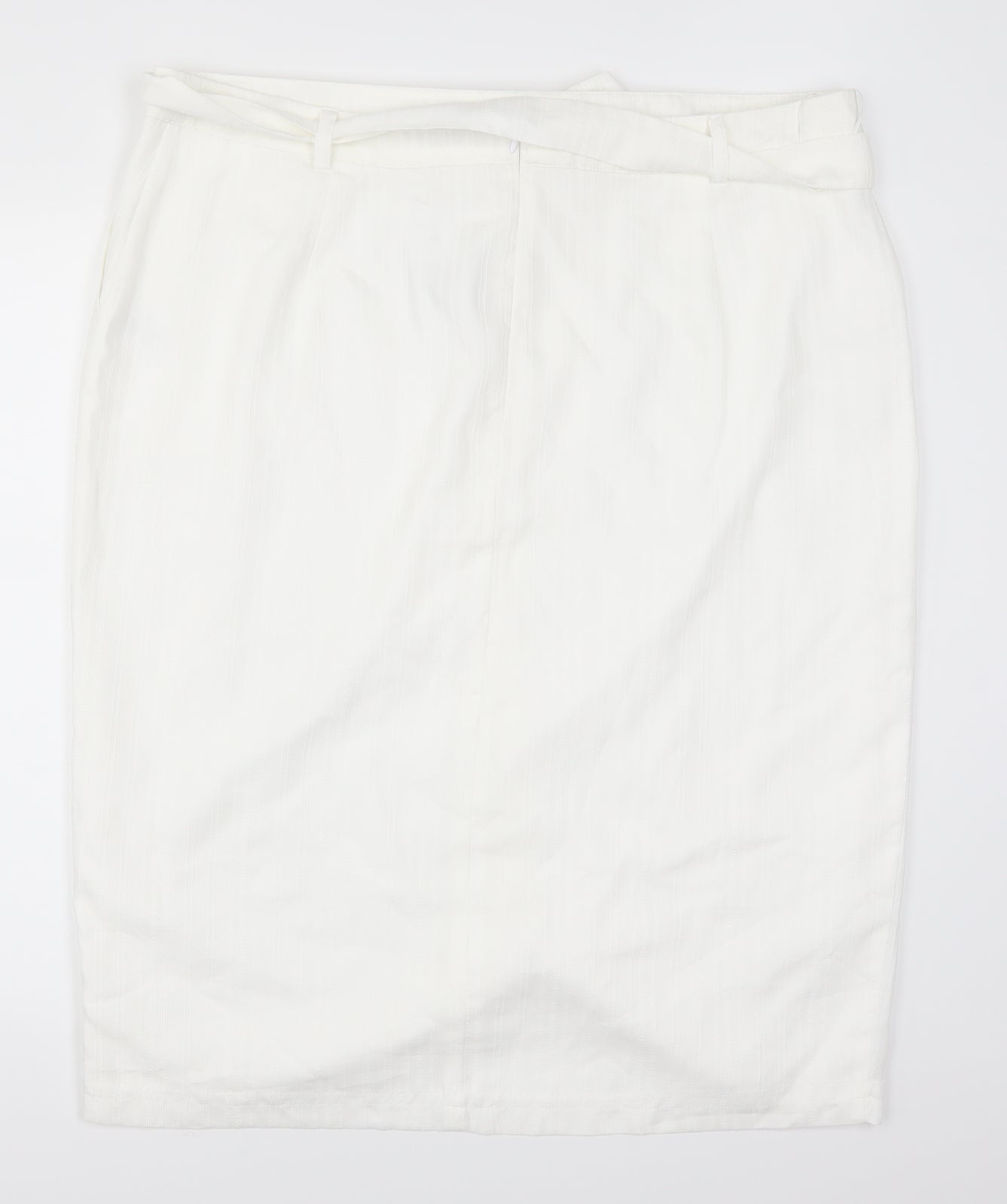 Soon Womens White   Straight & Pencil Skirt Size 20