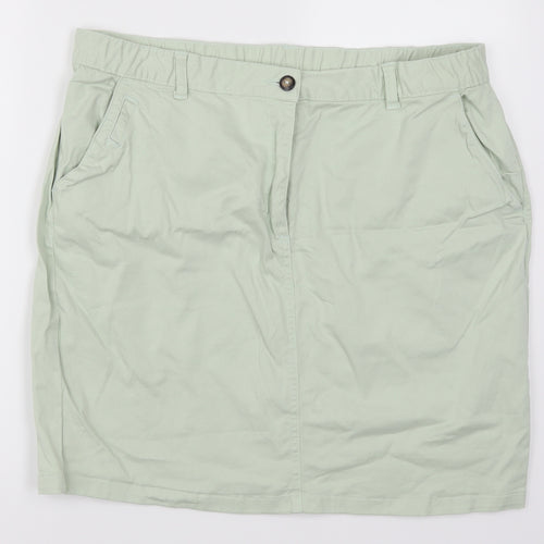 Anthology Womens Green   Straight & Pencil Skirt Size 18