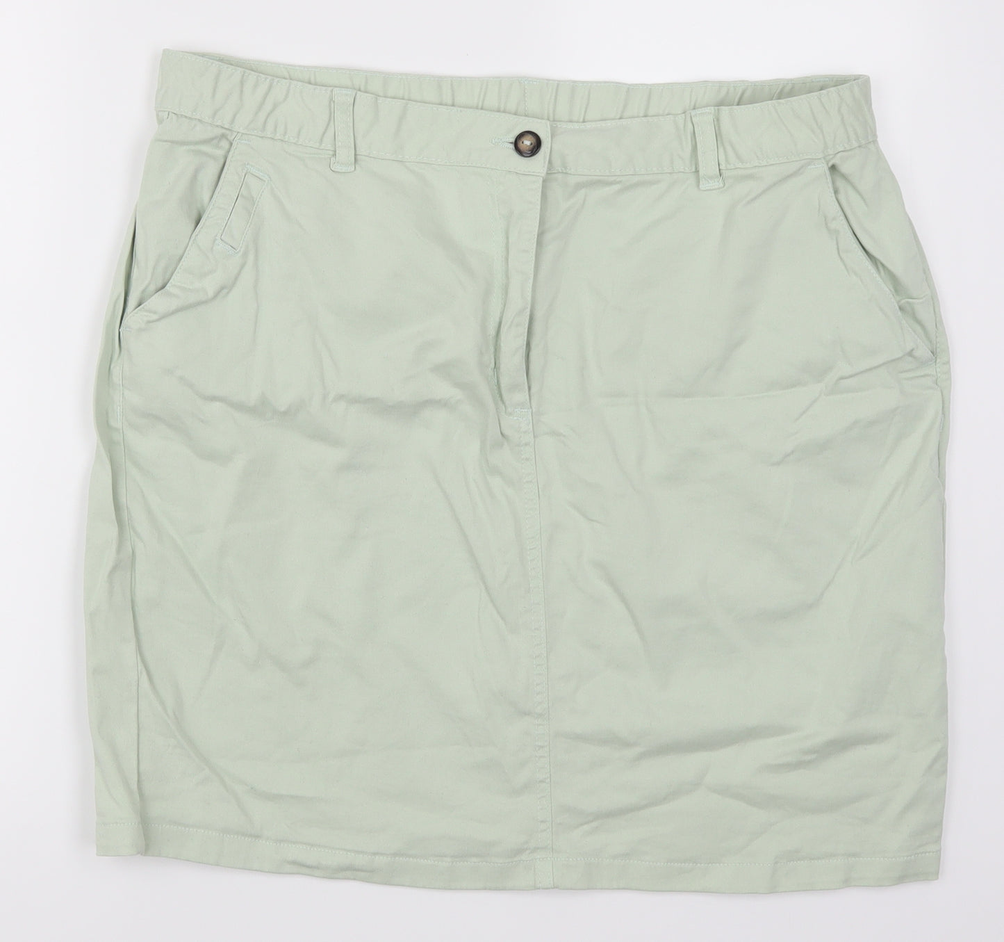 Anthology Womens Green   Straight & Pencil Skirt Size 18