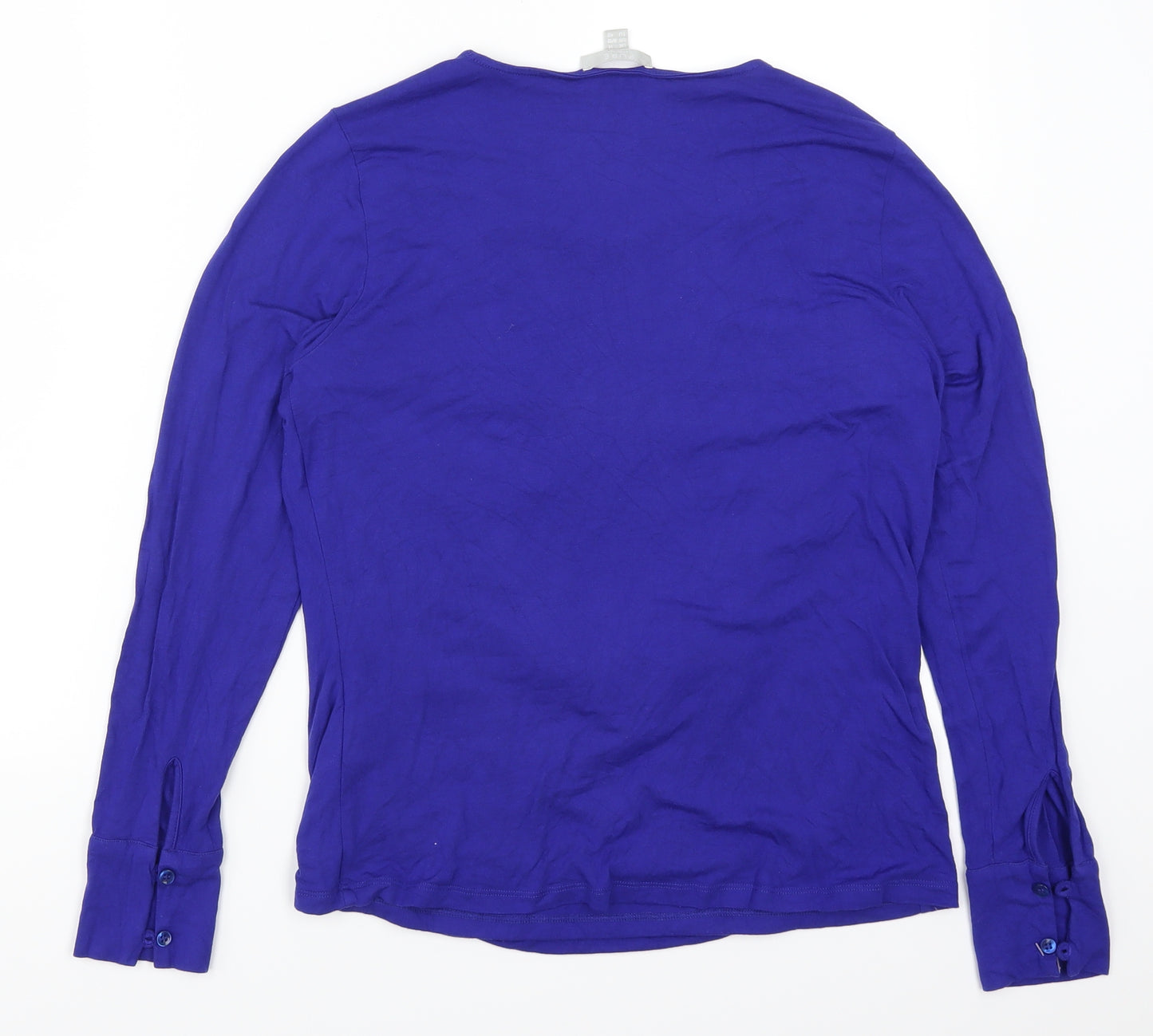 Pure Womens Blue   Basic T-Shirt Size 14  - Cowl