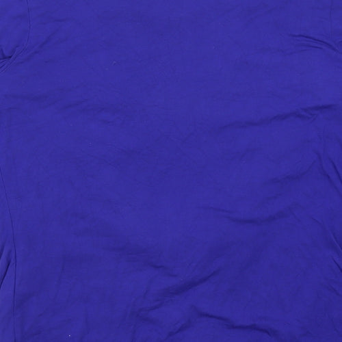 Pure Womens Blue   Basic T-Shirt Size 14  - Cowl