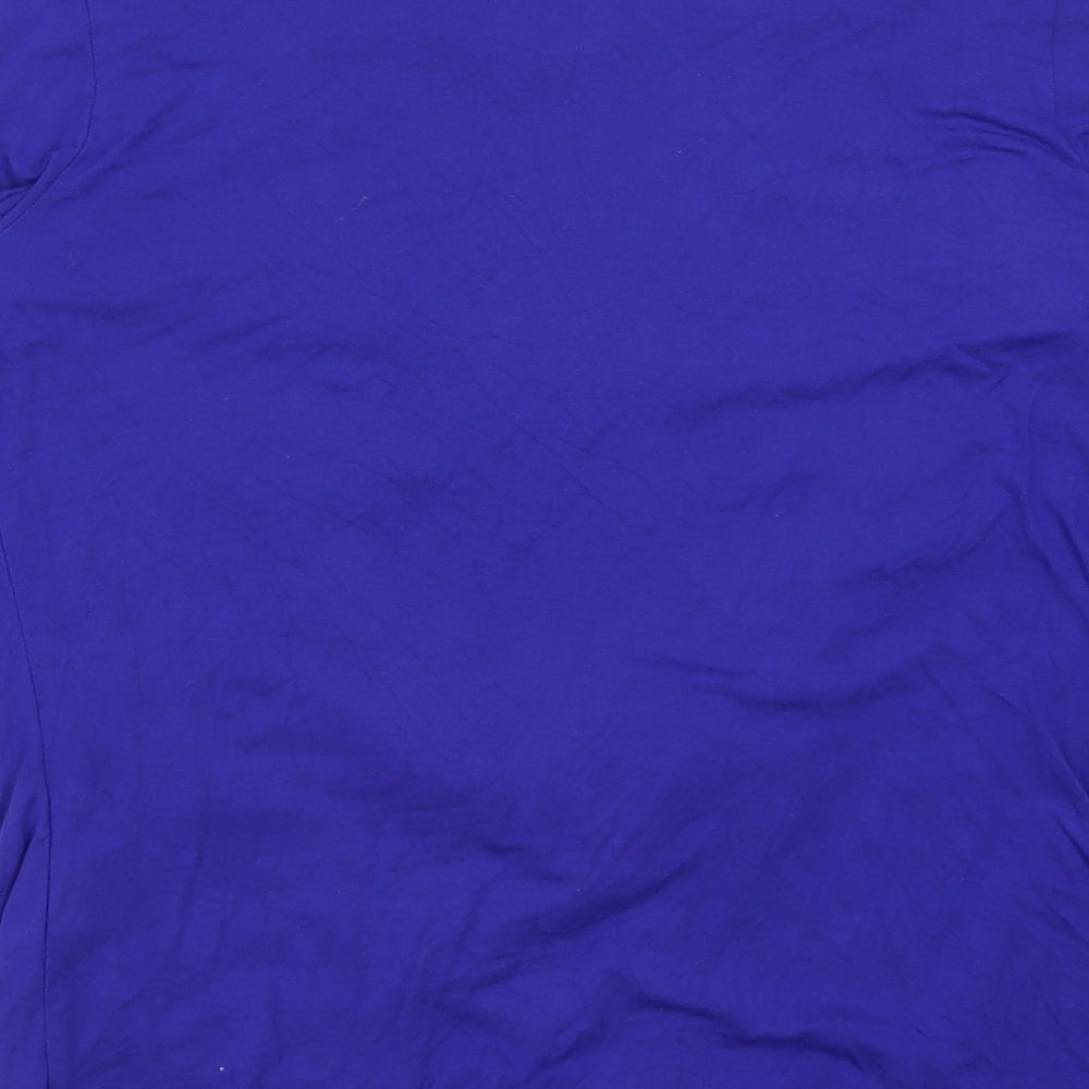 Pure Womens Blue   Basic T-Shirt Size 14  - Cowl