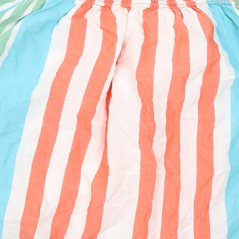 Marks and Spencer Womens Multicoloured Floral  Basic T-Shirt Size 14