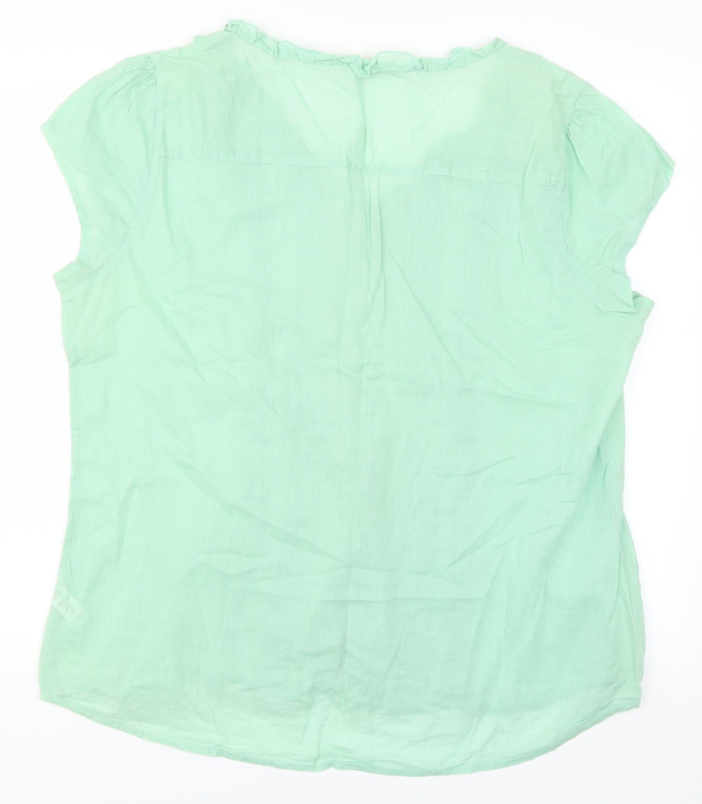 TU Womens Green   Basic Blouse Size 20