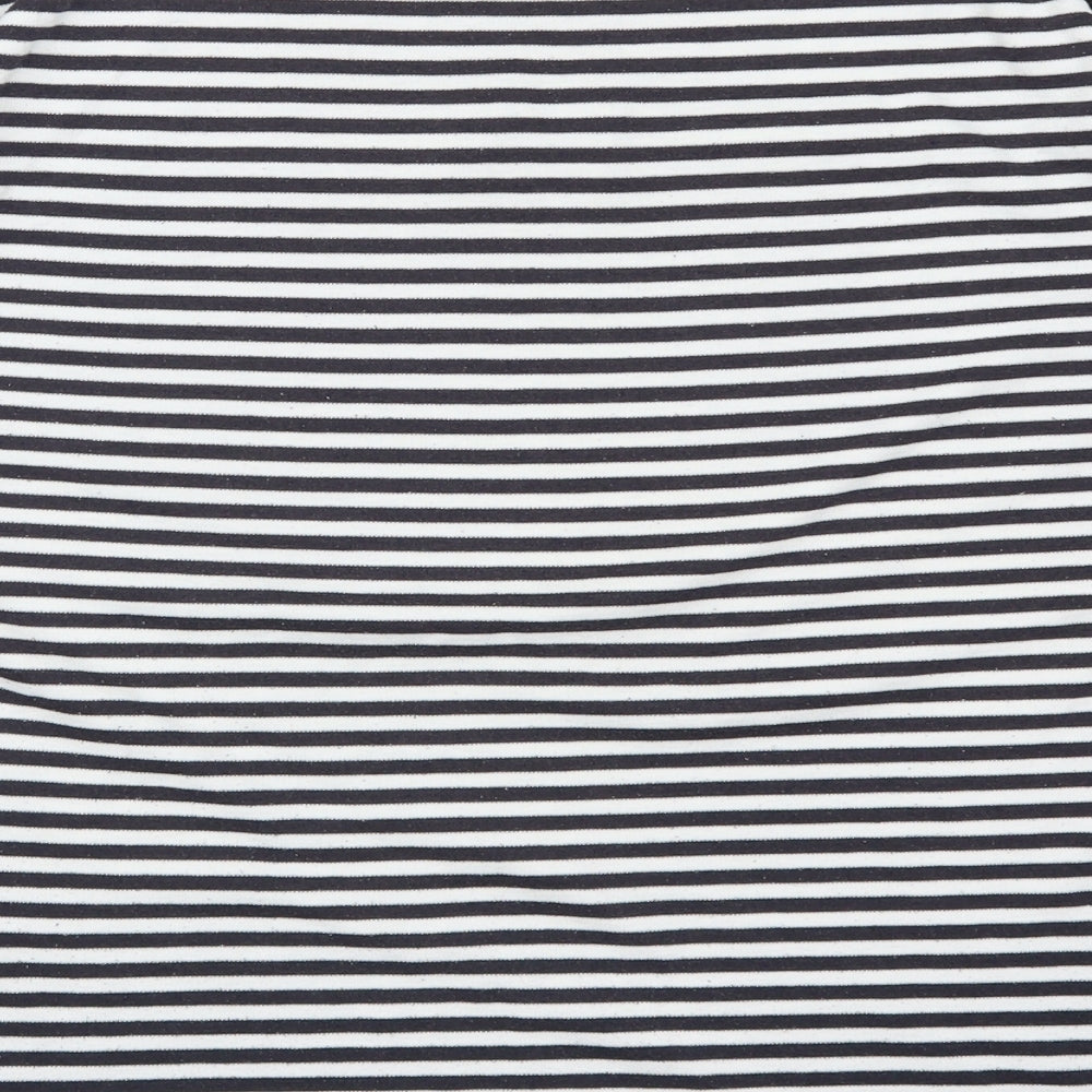 Donna Lewis Womens Blue Striped  Basic T-Shirt Size M  - Anchor Print