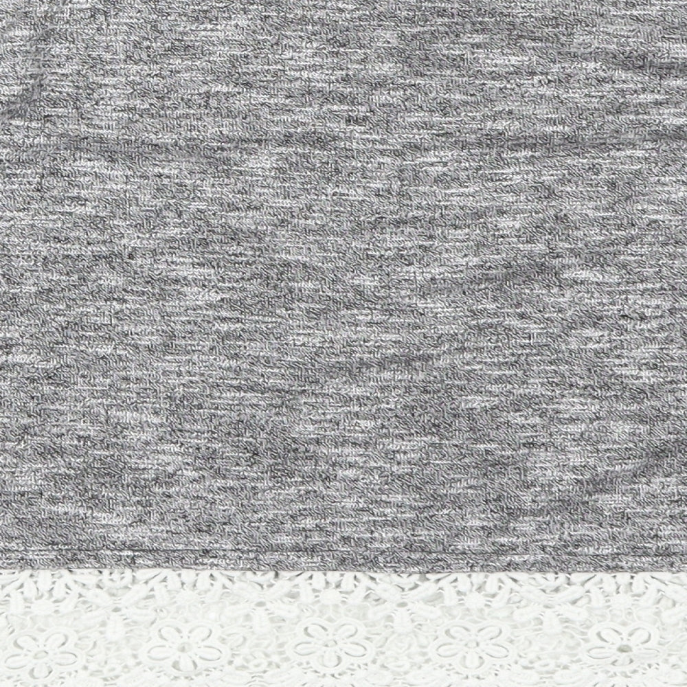 Young Dimension Girls Grey   Basic T-Shirt Size 11-12 Years