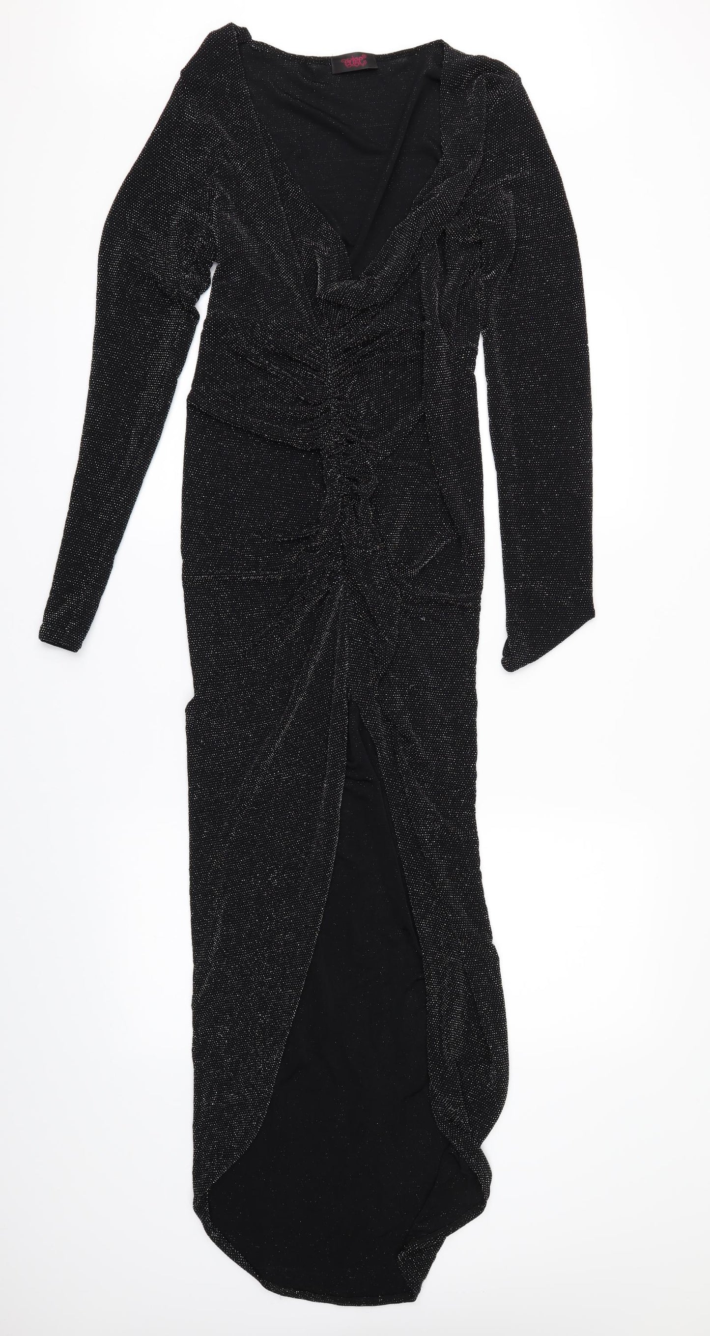 EDGE Womens Black   Ball Gown  Size 12  - Dipped hem