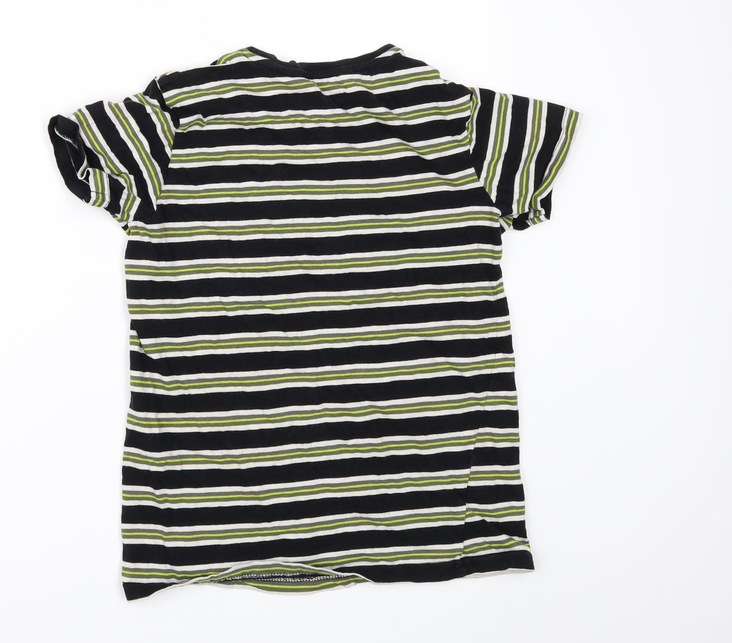 George Boys Black Striped  Basic T-Shirt Size 11-12 Years  - Epic Attitude