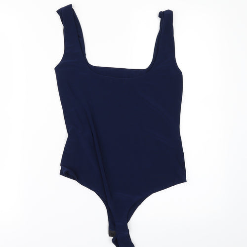 PRETTYLITTLETHING Womens Blue   Bodysuit One-Piece Size 10
