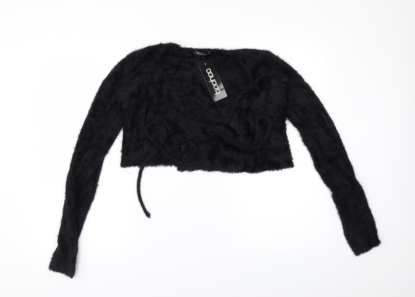 Boohoo Womens Black   Cardigan Jumper Size L