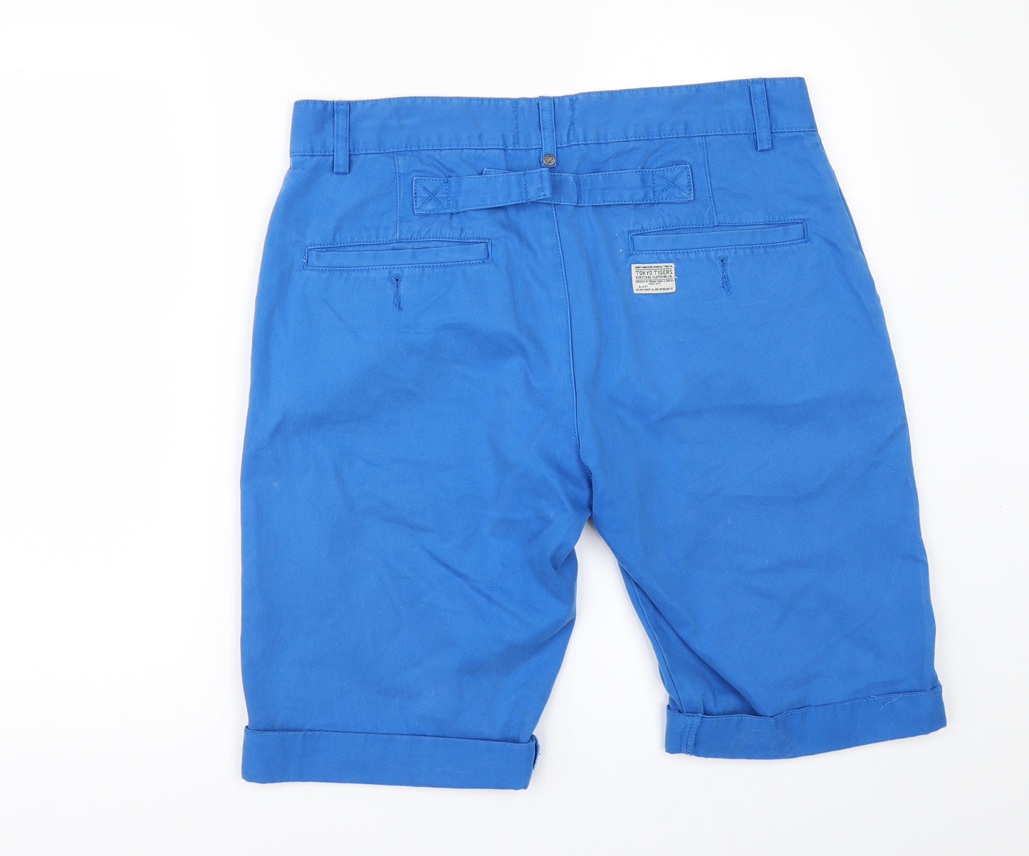 Tokyo Tigers Mens Blue   Chino Shorts Size 32 in